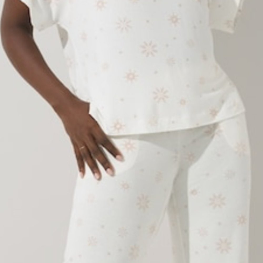 NWT Soma COOL NIGHTS Pajama Set - Boxy Sleep Tee + Pants L - Picture 6 of 8